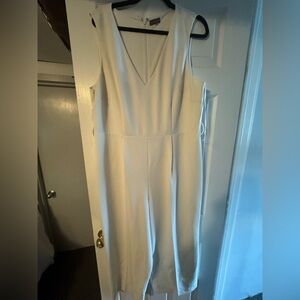 Neck, tie front jumpsuit